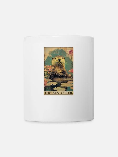 Seeotter - Tasse - Weiß