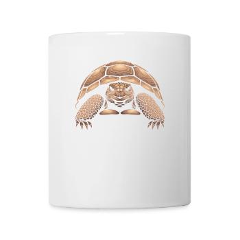 My therapist Sulcata Tortoise - Mug - white - Front