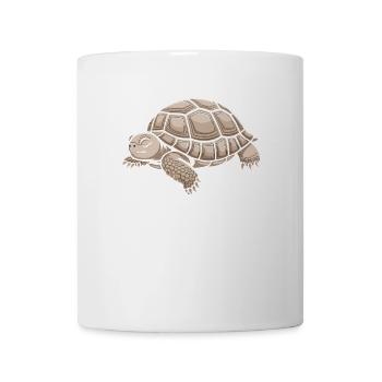 Some best friends never say a word, Sulcata - Mug - white - Front