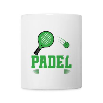 Ich Beschuldige Meinem Padel Partner - Tasse - Weiß - Vorne