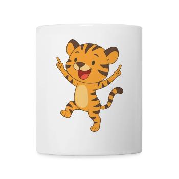 Happy little tiger - Mug - white - Front