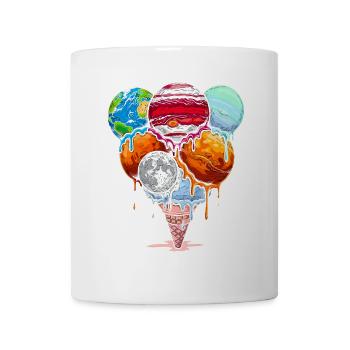 Planète Scoops Délice Cosmique - Mug blanc - blanc - Devant