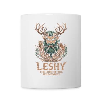 Leshy Wilder Waldgeist Slawisches Design - Tasse - Weiß - Vorne