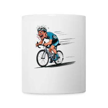 Cyclist Road Bike Bicycle Road Cyclist Bike - Mug - white - Front