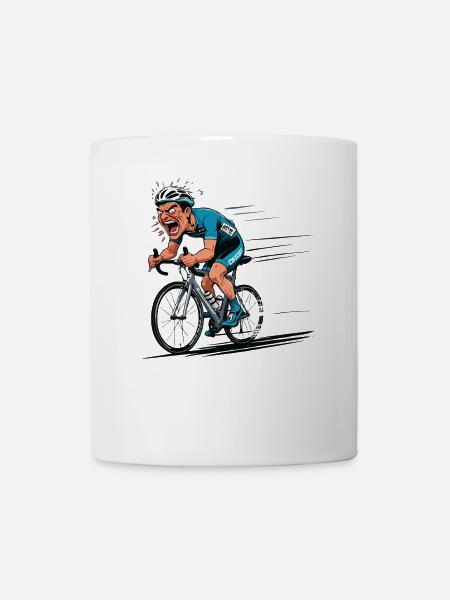 Radfahrer Rennrad Fahrrad Rennradfahrer Bike - Tasse - Weiß