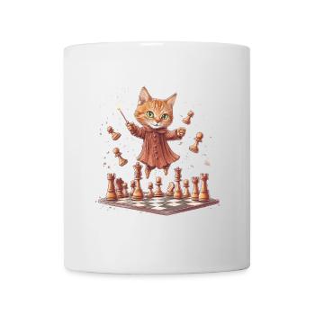 Chess Cat - Mug - white - Front