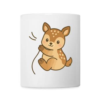 Cuddly fawn dream - Mug - white - Front