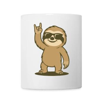 Lazy Rock Vibes - Tasse - Weiß - Vorne