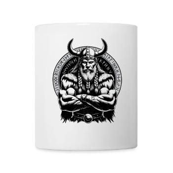 Nordische Mythologie Wikinger Krieger Valhalla - Tasse - Weiß - Vorne