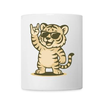 Rock’n’Roar Tiger - Tasse - Weiß - Vorne