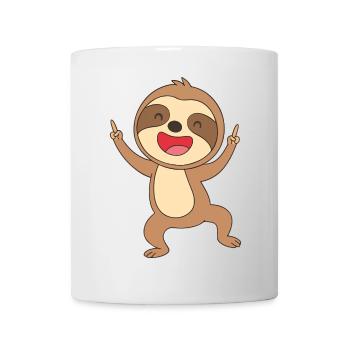 Happy Sloth Joy - Mug - white - Front
