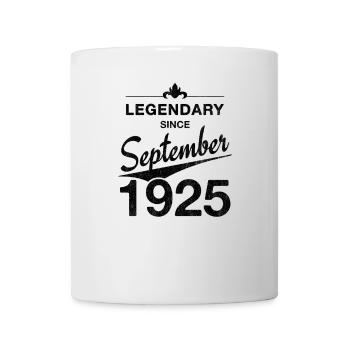 100e anniversaire Légendaire depuis septembre 1925 - Mug blanc - blanc - Devant