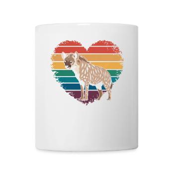 Retro Vintage Hyena Lover Wildlife Nature Gifts - Tasse - Weiß - Vorne