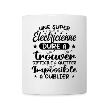 Ein Super-Elektriker - Elektriker-Geschenk - Tasse - Weiß - Vorne
