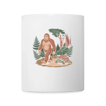 Bigfoot and his trusty Turtle - Mug - white - Front