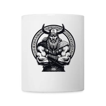 Nordische Mythologie Wikinger Krieger Valhalla - Tasse - Weiß - Vorne