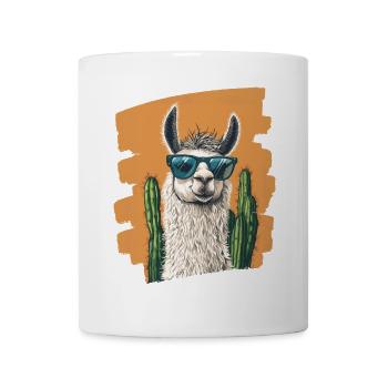 Lustiges Lama Alpaka Llama Tier Geschenk - Tasse - Weiß - Vorne
