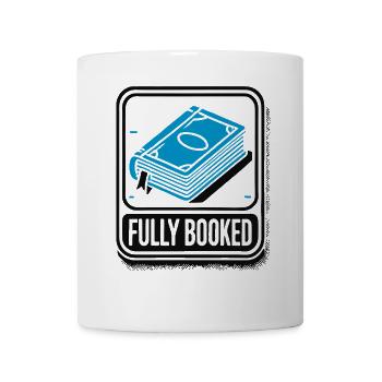 Bücherwurm Leseratte Buchliebhaber Lustiger Spruch - Tasse - Weiß - Vorne