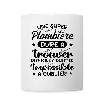 A Super Plumber - Plumber Gift - Mug - white - Front