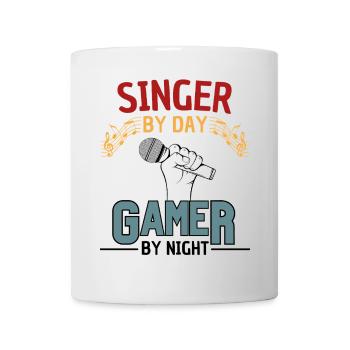 Musikliebender Gamer mit Humor - Tasse - Weiß - Vorne