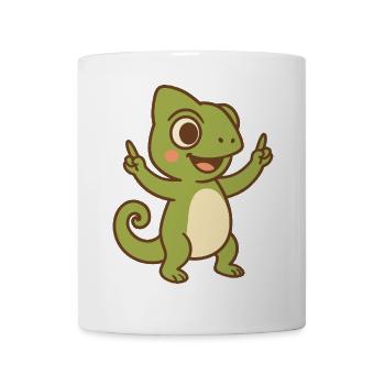 Happy Chameleon Baby - Mug - white - Front