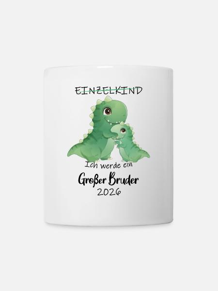 Nachwuchs Verkünden | Ich Werde Großer Bruder 2026 - Tasse - Weiß