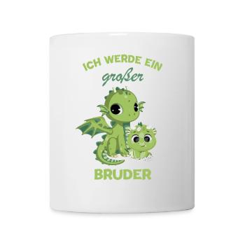 Nachwuchs Verkünden | Ich Werde Großer Bruder 2027 - Tasse - Weiß - Vorne