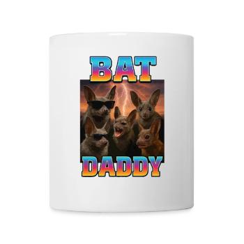 Fledermaus-Papa - Tasse - Weiß - Vorne