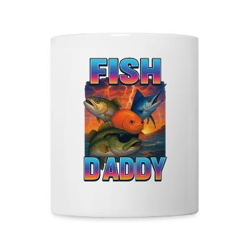 Fisch Papa - Tasse - Weiß - Vorne