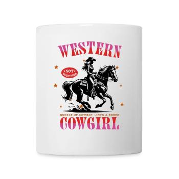 Howdy Rodeo – Not for Beginners" design - Mug - white - Front