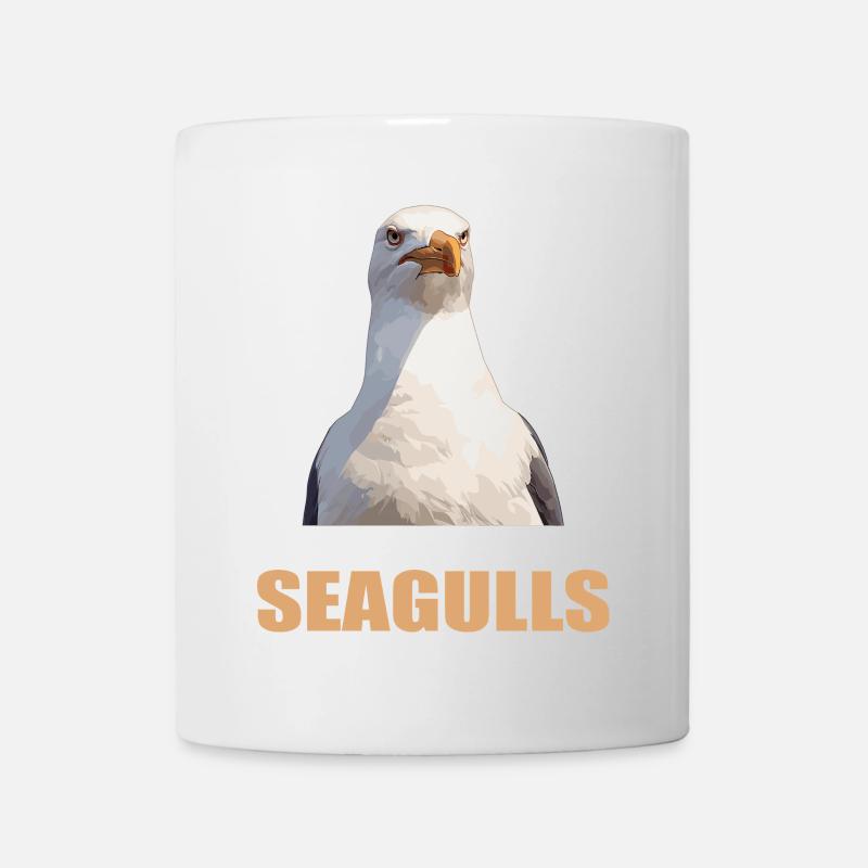 Möwen Möwe - Tasse - Weiß