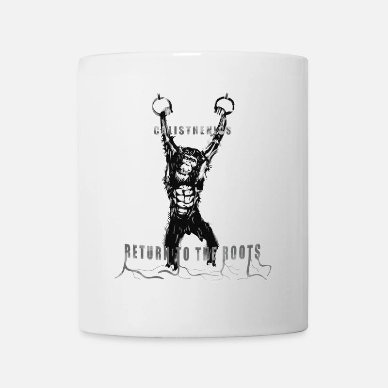 Calisthenics mit Gymnastikringe - Tasse - Weiß