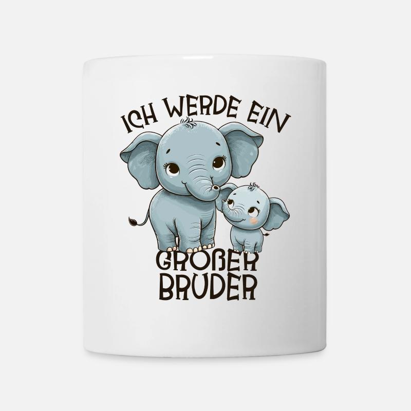 Nachwuchs Verkünden | Ich Werde Großer Bruder 2026 - Tasse - Weiß