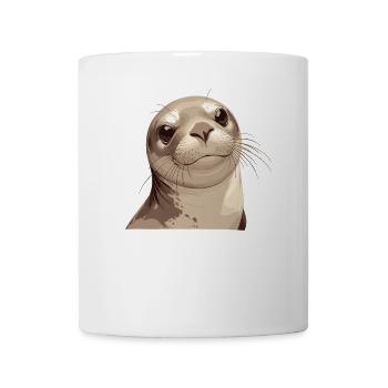Joints, Phoque - Mug blanc - blanc - Devant