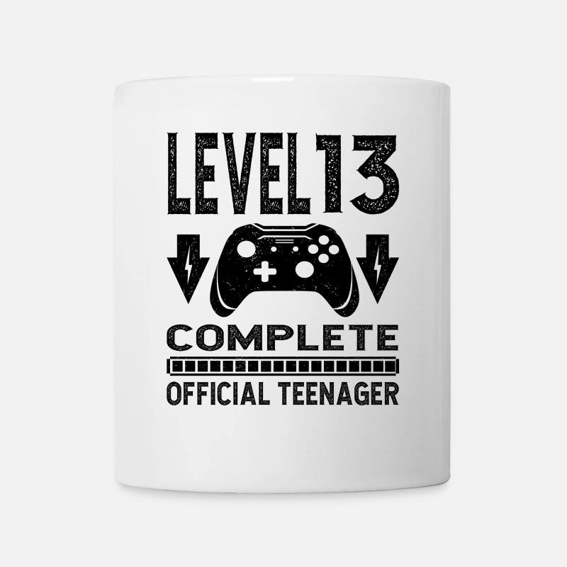 Born To Drum Forced To School Drum Set - Drummer - Mug - white