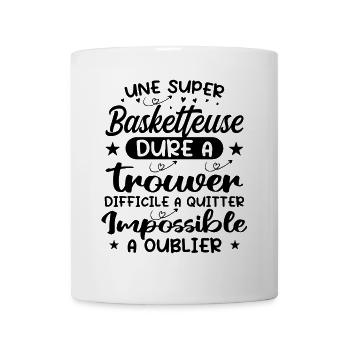Ein super Basketballspieler - Basketballspieler Geschenk - Tasse - Weiß - Vorne
