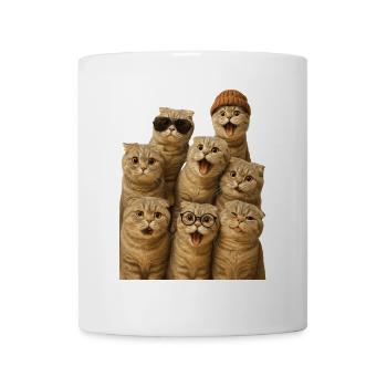 Schottische Faltohr - Tasse - Weiß - Vorne