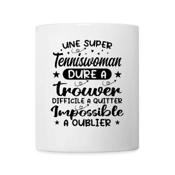 A Super Tenniswomen - Tenniswomen Gift - Mug - white - Front