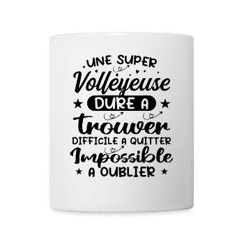 Ein Super Volleyball Spieler - Volleyball Spieler Geschenk - Tasse - Weiß - Vorne