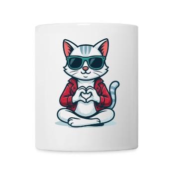 Heartbeat Kitty - Mug - white - Front