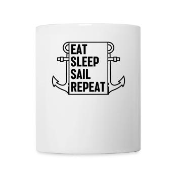 Sailing Sailing Sailboat Sailor - Mug - white - Front