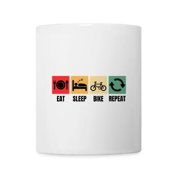 Drôle de vélo Dicton Cyclisme - Mug blanc - blanc - Devant