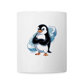 Good morning? Very thin ! Funny Penguin - Mug - white - Front