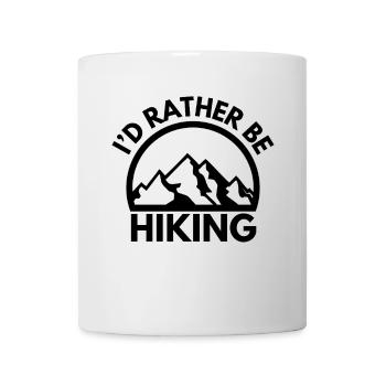 Lieber Wandern Wanderspruch Wanderung - Tasse - Weiß - Vorne