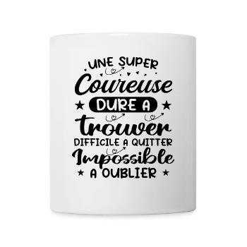 Ein Super Runner - Läufer Geschenk - Tasse - Weiß - Vorne