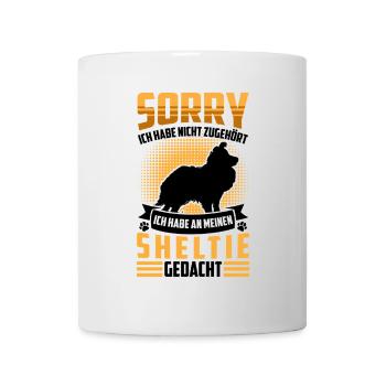 Sheltie Didn't Hear Shetland Sheepdog - Mug - white - Front