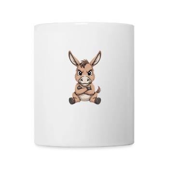 Good morning? Very thin ! Funny donkey - Mug - white - Front