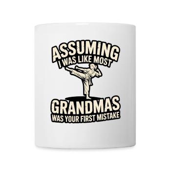 Martial Arts Grandma Saying Grandmother Karate - Mug - white - Front