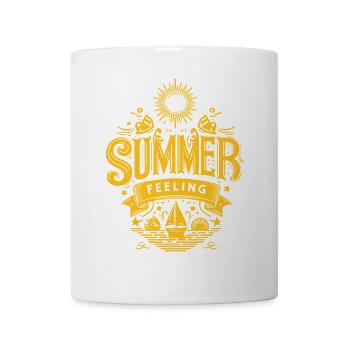SUMMER Feeling yellow Graphic - Mug - white - Front