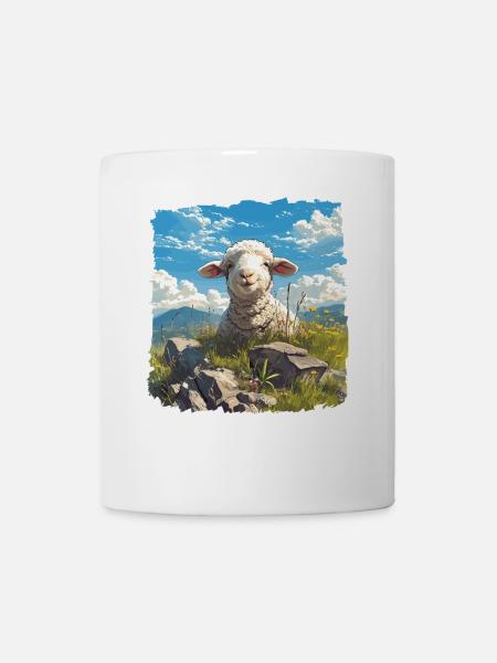 Schafe Schaf - Tasse - Weiß